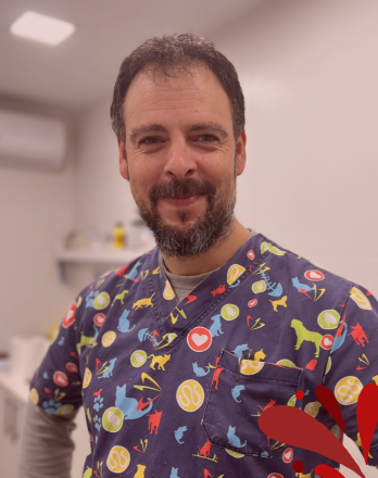 Gorka Alberdi equipo veterinario Pedro Darder